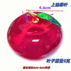 Manzana de Cristal Hojas Metálicas Accesorios Aleación Hojas Galvanizadas Tallos de Fruta con Diamantes Nochebuena Decoración del Hogar Navideña