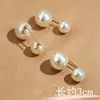 Broche de Pérola Imitação de Um Caractere Estilo Alfinete para Fixação de Roupas Invisível Anti-Exposição Acessório Decorativo Versátil de Alto Valor