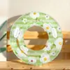 Producto Nuevo de Verano Anillo de Natación Inflable para Bebés y Niños con Dibujos Animados, Ecológico, Engrosado con Asa, Girasol con Lentejuelas, Anillo Flotante Inflable