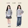 TUTU Elefantito Ropa Infantil Sudadera para Niñas 2026 Nuevo Modelo Falso Dos Piezas Estilo Universitario Manga Larga Primavera y Otoño