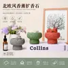 Adorno de piedra de cristal natural, difusor de fragancia, piedra aromática para interiores, decoración de escritorio para el hogar y la oficina, diseño simple