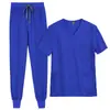 Amazon Ropa de Manga Corta para Lavado de Manos en Quirófano Tops para Mujer Camiseta Corta Ropa de Trabajo Enfermera Cirujano Bata de Aislamiento Ropa de Trabajo