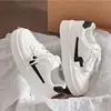 Zapatos de Lona Blancos de Moda Estilo Coreano para Mujer 2026 Diseño de Alta Apariencia Estilo Campus Antideslizantes Resistentes al Desgaste para Correr Ultraligeros Casuales