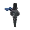 Válvula de amostragem em UPVC conector para instrumento Válvula de escape em PVC conector pagoda para instrumento Resistência à corrosão por ácido e álcali para fornecimento de água química