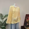 Zhi LiNuevo Estilo Chino Color Sólido Camiseta Interior 2026 Verano Nuevo Estilo Nacional Fresco Versátil Top para Mujer Transpirable
