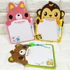 Quadro branco infantil em formato de animal quadro de escrita infantil quadro de mensagens para rabiscos quadro de desenho para pendurar com caneta para quadro branco
