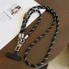 Diagonal Transfronteiriça Duas em Uma Cordão Longo para Celular de Pulso Destacável Fivela de Metal Corda de Segurança Emenda Artefato Anti-Perda