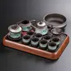 Diseño de Paisaje en Arcilla Morada Creativo Juego de Té Kung Fu con Gaiwan, Regalo de Oficina de Alta Gama para Reuniones Anuales de Empresa y Eventos de Apertura