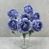 Buquê de Peônias Artificiais Decoração de Casamento Arranjo de Flores Adereços para Fotografia Decoração de Casa Adereços de Fotografia de Alta Qualidade Flores