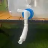 Bolsa de Agua Plegable de 5-20L Tubería de Agua Conector de Tubo Telescópico Drenaje Auxiliar Accesorios Reemplazables