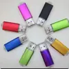 Al por mayor del fabricante Caja para unidad flash USB de color brillante oxidado arenado Impermeable Encriptada Caja metálica colorida para USB de licitación y negocios