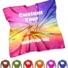 Pañuelos de Seda Personalizados, Pañuelos de Seda Baratos al por Mayor, Pedido Mínimo de Una Pieza, Diseño de Patrón, Pañuelos de Seda Personalizados, Impresión a Doble Cara