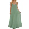 Vestido de Lino de Seda Helada de Moda Talla Grande Moda para Mujer Sexy Patchwork Vestido Largo Todo en Stock en Amazon y Aliexpress