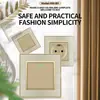 Enchufe de pared británico de 13A con USB, universal de cinco orificios, comercio exterior, panel de enchufe internacional para Hong Kong, Singapur, Tipo 86