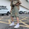 Shorts Jeans Rasgado Americano de Alta Resistência ao Desgaste para Homens, Calças Finas de Cinco Pontos Novas, Nova Roupa Masculina da Moda, Verão 2026