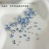Rhinestones de arte para uñas de colores mixtos con bordes biselados, zirconia de cristal K9 súper brillante, rhinestones de forma irregular con base plana, de gota de agua, corazón y mariposa