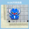 Parche de Pegamento Suave de PVC de Stitch Agujero Zapatos Joyería DIY Accesorios Funda de Teléfono Móvil Taza de Agua Imán para Refrigerador Accesorios para el Cabello