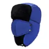 Chapéu Lei Feng Personalizado à Prova de Frio de Inverno Acolchoado com Forro de Lã para Homens e Mulheres Proteção de Orelha para Exterior Chapéu de Algodão Quente Chapéu com Máscara de Inverno
