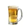 Jingyuan copo de vidro de grande capacidade para uso doméstico, transparente espesso, copo de cerveja com alça, copo de água, resistente ao calor, conjunto de xícaras de chá