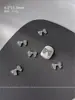 1000 Piezas de Decoraciones de Moños para Uñas de Aleación Mixta, Moños de Cinta Huecos, Pedrería Plateada para Uñas, Al por Mayor