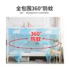 Mosquitero para Litera de Dormitorio, Cama Individual de Dormitorio Encriptada, Para Uso Doméstico a Prueba de Mosquitos, Cama Doble sin Instalación