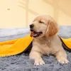 Toalla Absorbente Especial para Mascotas, Perros y Gatos, Toalla de Baño Extra Grande para Golden Retrievers, No se Pega el Pelo, No Suelta Pelo, Secado Ultra Rápido
