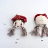 Estilo Floresta Transfronteiriça Boneca Pequena Algodão e Linho Artístico Fofo Planta Árvore de Natal Decoração Tecido Requintado Acessórios para Menina