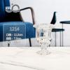 Estilo Europeu Criativo Entrada Luxo Vento Romano Lâmpada Vaso de Vidro Alto Perna Transparente Arranjo de Flores Quarto Pequeno Castiçal Ins Pousada
