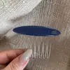 Peine invertido ovalado de acetato estilo coreano para flequillo, peine para dar volumen en la coronilla, pasador, accesorio para el cabello de horquilla de alta gama