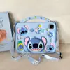 Funda para Tableta Ipadmini7 Mini45 Dibujos Animados 123 Funda Protectora de Silicona Mini6 Airbag Portátil Stitch Nuevo