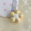 Acrílico Galvanoplastia UV Flor de Furo Grande Pingente de Gotejamento de Óleo Material para Miçangas Chaveiro Artesanal Agulha Multi-color Em Estoque Dopamina