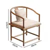 Mesa de Centro de Madera Maciza Color Madera para Todas las Estaciones, Mesa y Sillas de Madera Maciza para Preparar Té, Mesa de Té Integrada Minimalista Moderna para Hotel, B&B, Sala de Exposiciones, Oficina