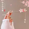 Grampo de Cabelo para Mulheres, Novo Estilo Chinês Estilo Antigo Dinastia Han Grampo de Cabelo com Borla, Grampo de Cabelo de Alta Qualidade na Nuca, Adorno de Cabeça para Saia Facial de Cavalo