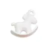 Contas Coloridas de Cavalo de Balanço Laqueadas em Acrílico Feitas à Mão DIY Para Carro Pendente Corrente de Celular Acessórios Materiais Atacado