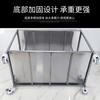 Mesa de armazenamento cirúrgico para instrumentos médicos de aço inoxidável, rack de armazenamento hospitalar, mesa cirúrgica alongada, carrinho de camada dupla