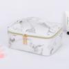 Bolsa Cosmética Rosa Fosca para Mulheres, Bolsa Tote de Couro PU de Grande Capacidade, Necessaire Feminina Atacado, Estilo Chinês Artístico