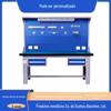 Mesa de trabalho em aço inoxidável com placa suspensa para ferramentas, mesa de manutenção, mesa de operação para serviço pesado, mesa de montagem de manutenção de moldes CNC