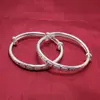 Prata de lei Pulseira Infantil prata pura 999 pulseira de ameixa infantil ano feliz saudável seguro estilo étnico lua cheia presente