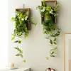 Parede de Plantas Artificiais Verdes da Moda, Flores Artificiais para Restaurante, Hotel, Parede da Sala de Estar, Fundo de TV, Decoração para Pendurar em Porta-Retratos, Reforma e Arranjo