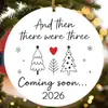 2026 Nuevas Decoraciones Colgantes Navideñas Transfronterizas Etiquetas de Madera Adornos para Árbol de Navidad Artesanías de Madera Letreros de Madera