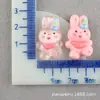 Resina Accesorios Conejo Lindo Oso DIY Funda de Teléfono de Dibujos Animados Pegamento de Crema DIY Accesorios para el Cabello para Niños