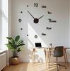 Reloj de pared acrílico con adhesivo directo de fábrica, reloj sencillo DIY, silencioso, para el hogar, la sala de estar, el estudio y el dormitorio.