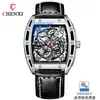 Reloj Mecánico Totalmente Automático para Hombre Dawn Barrel Moda Transfronteriza Douyin Fabricante de Negocios Reloj de Pulsera Mecánico Esqueleto para Hombre