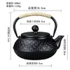 Sala de Modelos Casa de Té Estante Antiguo Juego de Té Decoración Suave Estilo Chino Nuevo Tetera Pequeña Creativa Olla de Hierro Fundido Adornos para Sala de Té