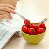 Garfo de Frutas de Aço Inoxidável\Palito de Frutas Moderno\Garfo de Bolo Lua de Sobremesa Garfo de Lanche com Faca e Garfo Garfo de Frutas de Dois Dentes