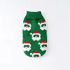 Ropa para Perros Estilo Otoño e Invierno Tejida de Cuello Alto Cálida Ropa para Mascotas Suéter para Cachorro Suéter Navideño para Perro Venta al por Mayor