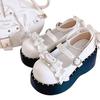Estilo Lolita de Menina Fofa Sola Grossa Sapatos de Couro Pequenos Macios 2025 Novo Estilo Diário Versátil Sapatos Mary Jane Doces