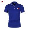 Camiseta de manga corta de verano para hombre, polo de solapa de moda, polo deportivo informal de manga corta en stock