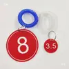 Pulseira de Sauna Plástico Eva Pulseira de Mola Etiqueta de Número Digital Chaveiro Armazenamento para Natação Pulseira Retrátil