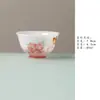 Nueva taza maestra de porcelana de jade helado para mujer de Miyuan, taza de té mariposa pintada a mano de alta gama, taza de té para juego de té kung fu de uso doméstico